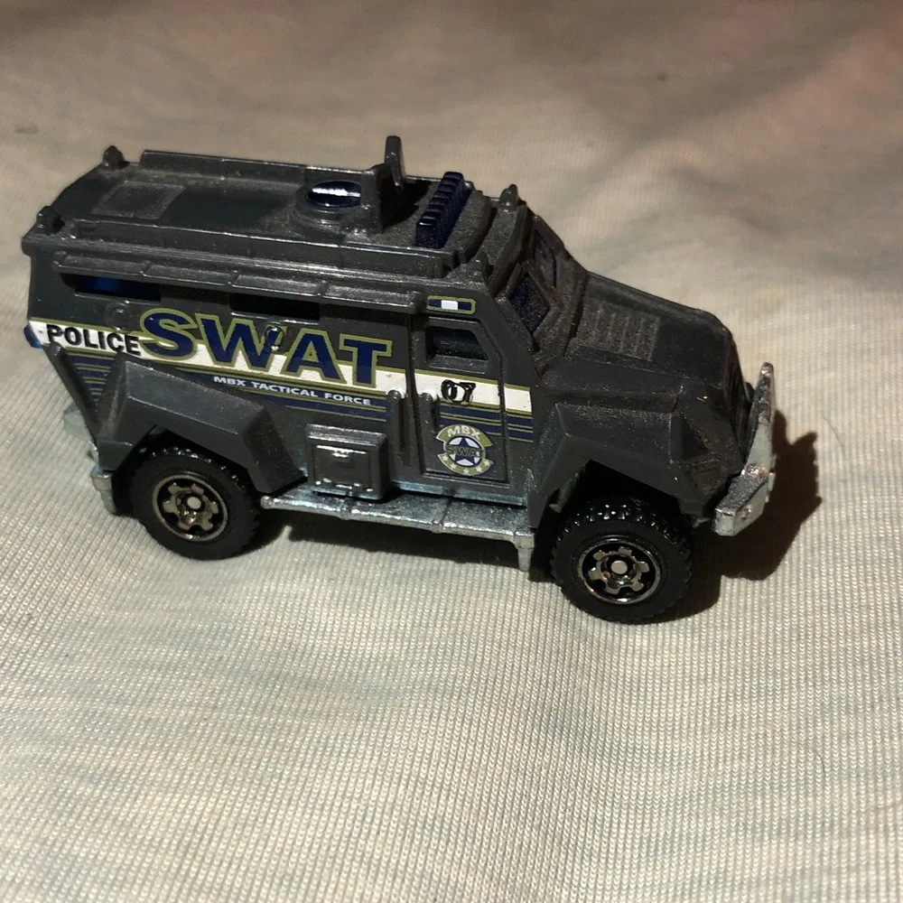 Mattel Gray SWAT Police Vehicle
